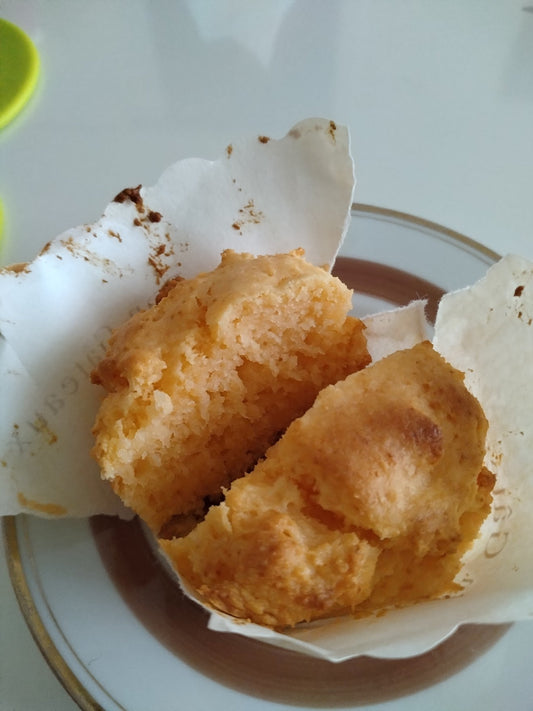 Delicious muffins made with cooked rice (Alpha rice) powder.