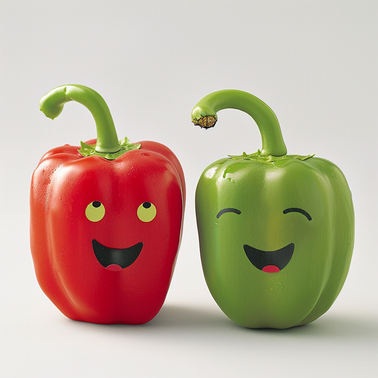 Effective Use of Overripe Green Bell Pepper that cannot be sold in the Market