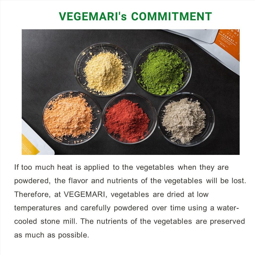 Three popular tastes VEGEMARI Starter Set (Carrot, Pumpkin, Spinach)